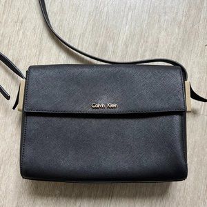 Calvin Klein Black Leather Bag